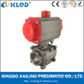 Pneumatic actuated 1 inch ball valve for water treatment Model Q611F-16P